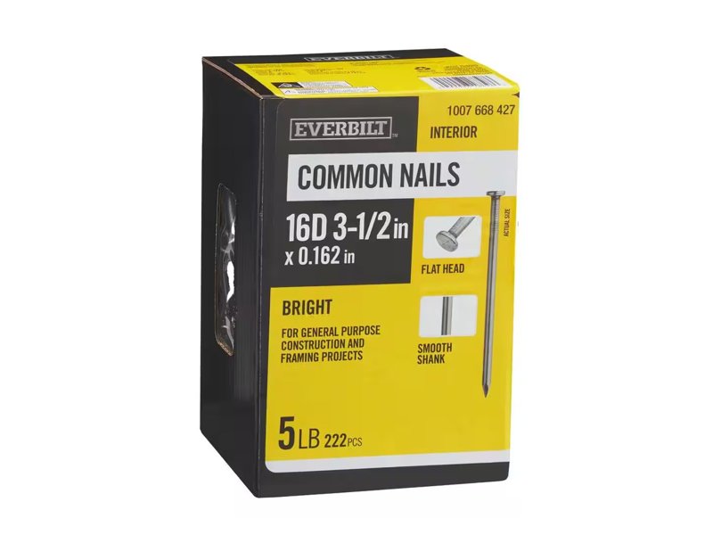 16d Common Nail 5lb Box